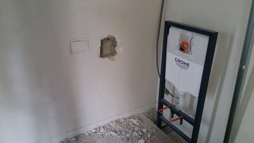 Pose ChĂąssis De Wc Suspendu