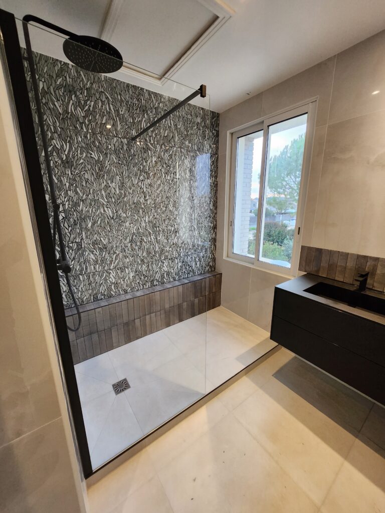 Salle De Bain Carrelage Gris